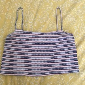 F21 | Striped Crop Top Tank